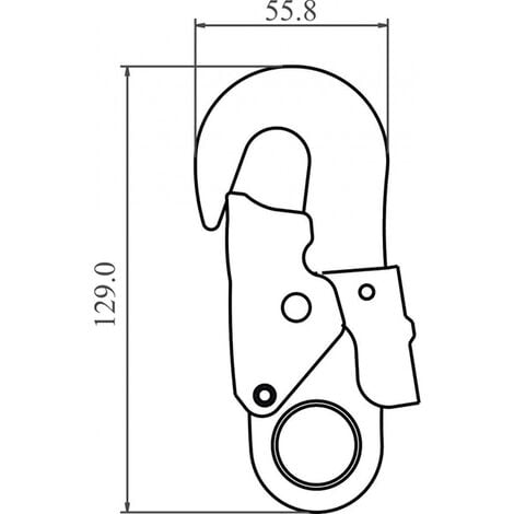 Longe fourche de retenue en corde tressée - 1.50 m - FA4060015