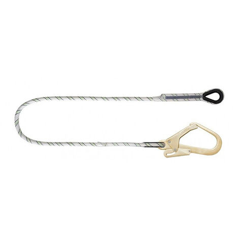 Longe de retenue corde tressée avec mousqueton d'échafaudage - 1.5 m - FA4050215