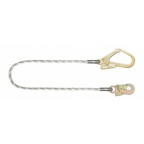 Longe de retenue en corde tressée avec connecteurs - 1.5 m - FA4050315