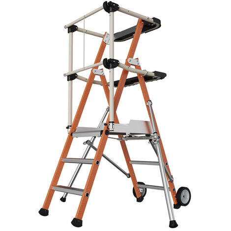 Echelle PIRL Isolante en fibre de verre - Hauteur de travail maximale 2.70m - 2272853