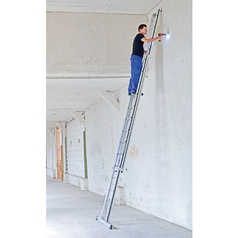 Echelle coulissante à corde: longueur pliée 4.58m / dépliée 7.66m - 700513299