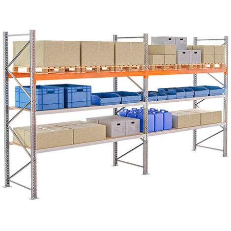 Rack picking 2 niveaux + palette 1 niveau - Module de départ : Hauteur 3000mm - Longueur 1825mm - RAYOHYB/3N/3018/D (1/5)