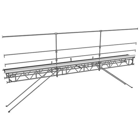 Tubesca Comabi – Pont de couvreur 6m – Accessoire échafaudage en aluminium – Sécurisé pour travaux en hauteur – P000130 - 0P000130 (1/5)