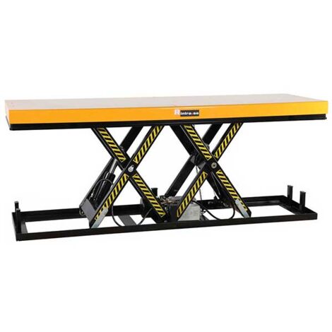 Plateforme élévatrice électrique fixe 2T 380V - Levée max 1000mm - Grand plateau 2500x820mm - 1321053160 (1/5)