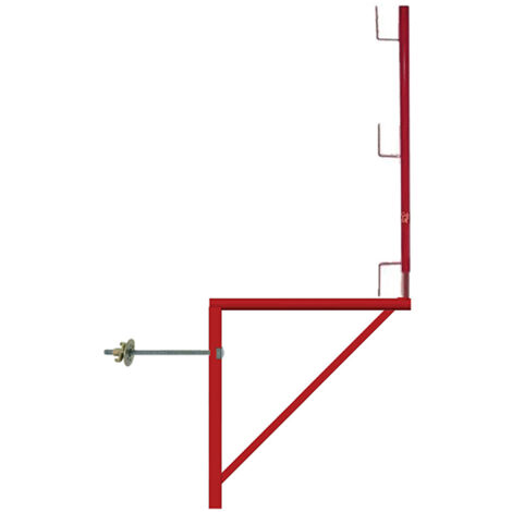 Matisère – Console d'échafaudage époxy 0.80m – Plateforme suspendue pour travaux en hauteur – Capacité de charge 600kg/m2 – Norme EN 13-374 Classe A
