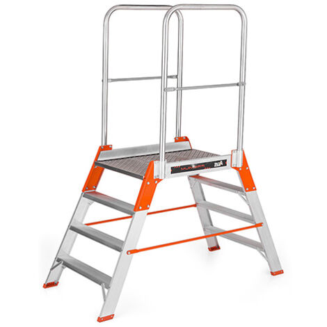 Plateforme 2x7 marches - Hauteur max. de travail 3.47m - 97307