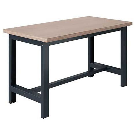 Établi pour atelier - Dim 1800x750x824mm - Gris anthracite RAL7016 - W010010057-GA (1/5)