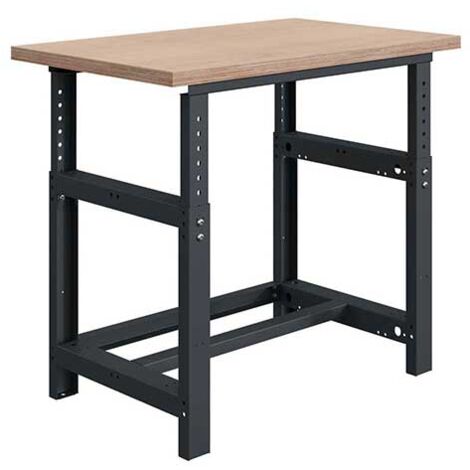 Établi pour atelier réglable en hauteur - 1500x750x780/1060mm - Bleu RAL5015 - W010010030-BI