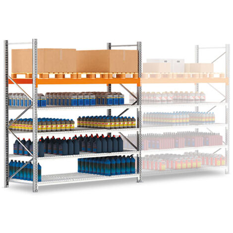 Rack picking 4 niveaux + palette 1 niveaux - Module de départ : Hauteur 3000mm - Longueur 2700mm - RAYOHYBS/5N/3027/D (1/3)