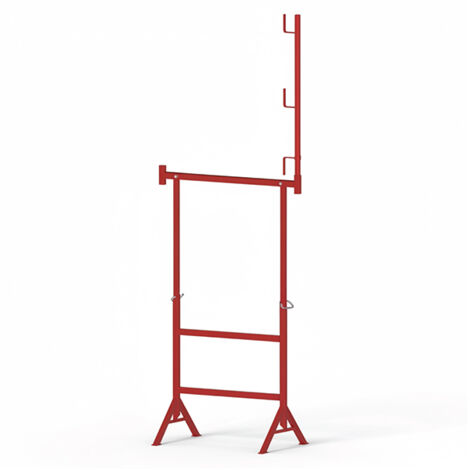 2 Tréteaux télescopiques Ø42mm avec potelet - Hauteur de 1.20 à 2.20m - 40342232/2