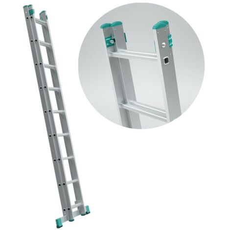 Alve – Échelle articulée transformable 2 plans – 9 marches – Charge max 150 kg – Aluminium léger – Pieds renforcés antidérapants (1/6)