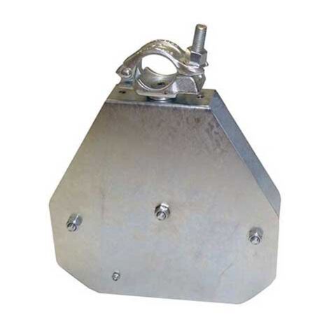 Kit poulie de levage à collier - Poulie + potence + corde pour chantier - Charge 50kg - KIT-POULISTOP-2/CO