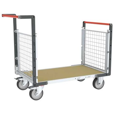 Chariot modulaire grillagé 2 côtés - Plateau 965x600mm - Charge 500kg - 806724542