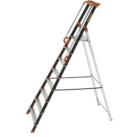 Escabeau alu 8 marches - Hauteur de travail max. 3.62m - 239208/MKT