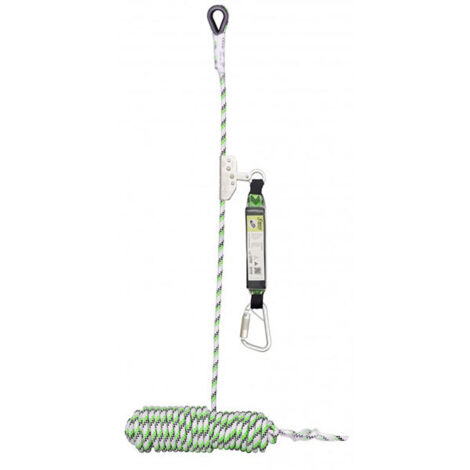 Antichute coulissant sur corde tressée avec absorbeur d'énergie - 50m - FA2010250A
