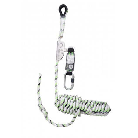 Antichute coulissant sur corde tressée avec absorbeur d'énergie - 15 m - FA2010215