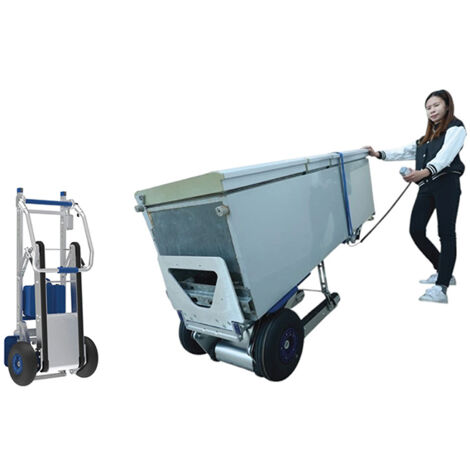 Diable électrique escalier pliable - Pelle 450x270mm - Charge 150kg - DCE150/CV