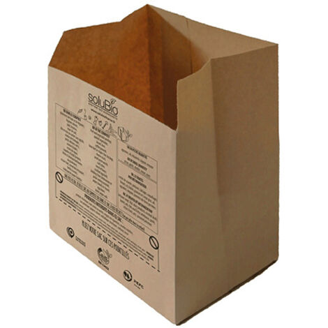 Lot de 300 sacs krafts compostables pour seau à compost 7 litres - C060002 (1/2)