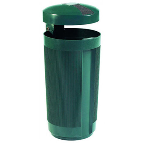 Corbeille extérieur 50 L - Verte - 151005VSC (1/4)