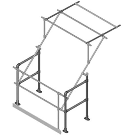 Barrière écluse basculante galvanisé   Hauteur palette 1800mm - SGPGTYBGV