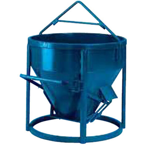 Matisère – Benne à béton 500 litres – Structure en tôle d'acier 1.5 mm – Déchargement sécurisé par levier double – PA010415005