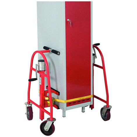 Diable elevateur mécanique - Par jeu de 2 - Charge max 600kg - Dimensions plateau de charge : 225x120mm - 1951049506