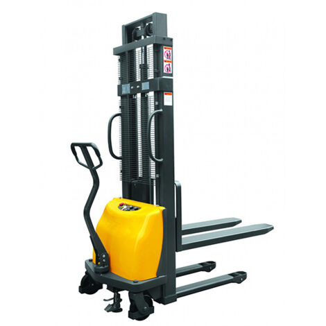 Gerbeur semi-électrique - Hauteur de levée max 1600mm - Charge max 1000kg - 1841043166