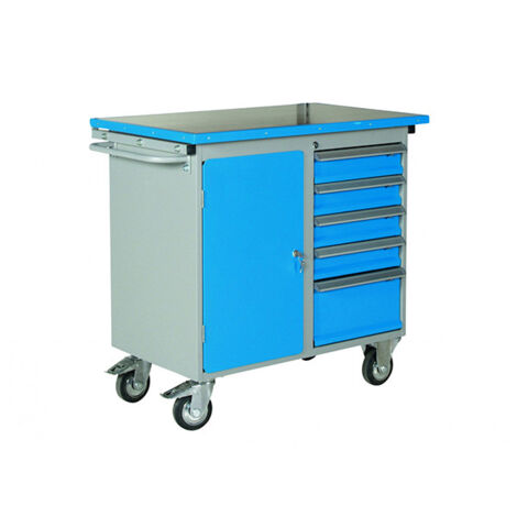 Servante à outils - Plateau vinyle - Charge max 600kg - 4033074021 (1/3)