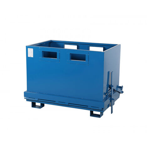 Conteneur à fond ouvrant - 700 litres - Charge max 1000kg - Dimensions : 1200x800x900mm - 2017018070