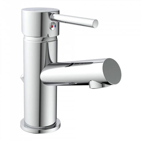 Mitigeur lavabo chromé - Robinet monocommande - Poignée centrale - 35910 (1/4)