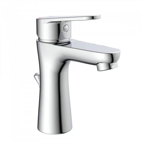 Mitigeur lavabo chromé - Robinet monocommande - Poignée centrale - MIT/PIC/CRO (1/5)