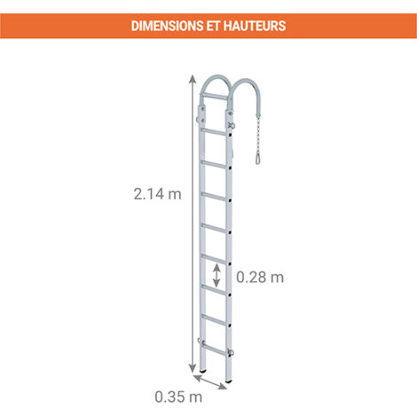 Échelle d'escalade avec barre de gym pour enfants FIT Tumble 409