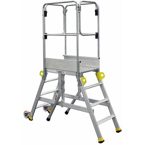 Plateforme 4 marches - Hauteur max. de travail 2.93m - 18.044 (1/5)