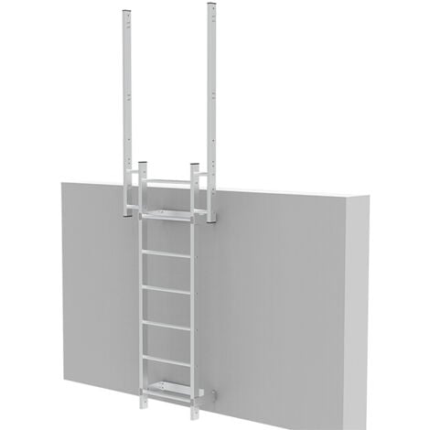 Echelle fixe sans crinoline - Hauteur de bâtiment  0,50m - CS/FSC/050