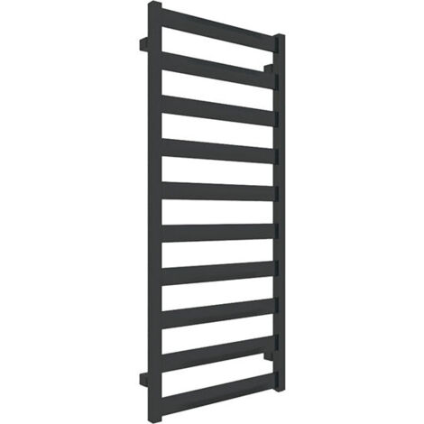 Sèche-serviette mixte noir de 1630mm de haut et 600mm de large - 681 Watt - VIV1630/600Z8N