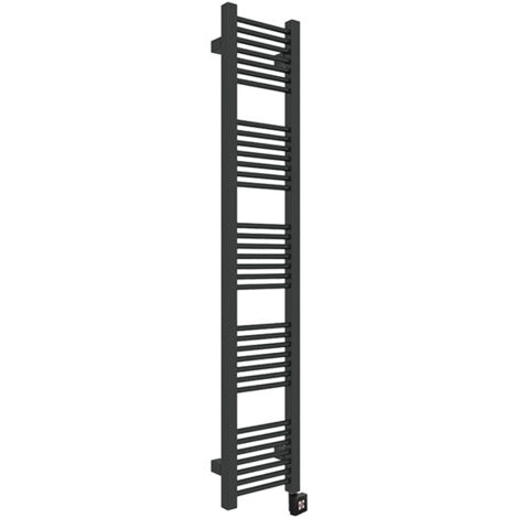 Sèche-serviette mixte noir de 460mm de haut et 230mm de large - 122 Watt - MIK460/230V2N