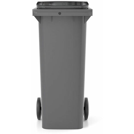 Conteneur poubelle 140 litres à préhension frontale - couvercle jaune citron - 480 x 550 x 1065 mm - 210003GAGA/JC