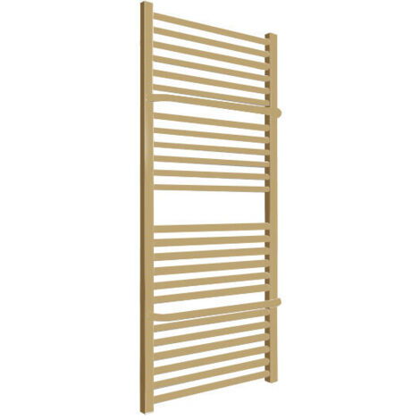 Sèche-serviette mixte doré de 1140mm de haut et 500mm de large - 574 Watt - LIM1140/500V2BRA