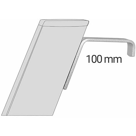 Paire de crochets plats - 100mm - 54017-B (1/2)