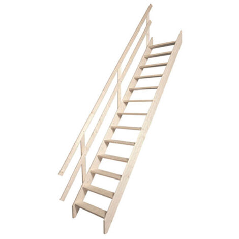 Escalier de meunier avec main courante à droite - Hauteur à franchir 2.90m max - MSU-MCD