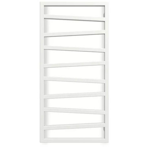 Sèche-serviette eau chaude blanc de 1545mm de haut et 500mm de large - 591 Watt - ZIG1545/500SXB (1/5)