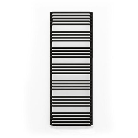 Sèche-serviette eau chaude noir de 1580mm de haut et 600mm de large - 949 Watt - ALE1580/600ZXN