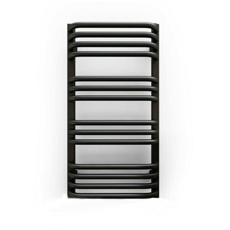 Sèche-serviette eau chaude noir de 540mm de haut et 500mm de large - 299 Watt - ALE540/500SXN