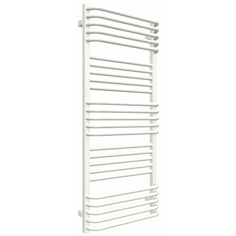 Sèche-serviette eau chaude blanc de 780mm de haut et 500mm de large - 392 Watt - POL780/500ZXB (1/5)