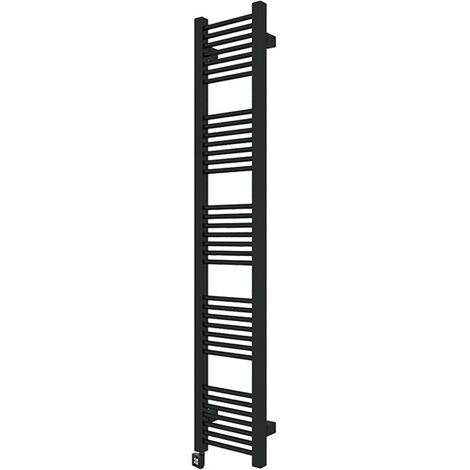 Sèche-serviette électrique noir de 710mm de haut et 230mm de large - 300 Watt - MIK710/230E1N