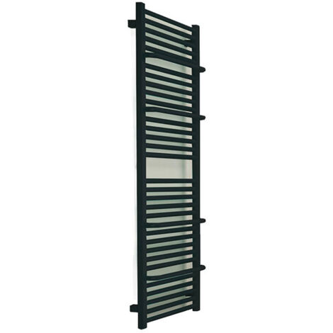 Sèche-serviette électrique noir - (HxL) 1460x300mm - 500 Watts - 500 Watt - LIM1460-300E8N