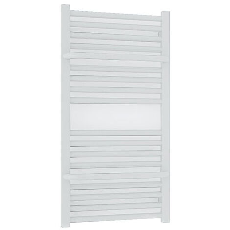 Sèche-serviette eau chaude blanc de 820mm de haut et 600mm de large - 477 Watt - LIM820/600ZXB (1/5)