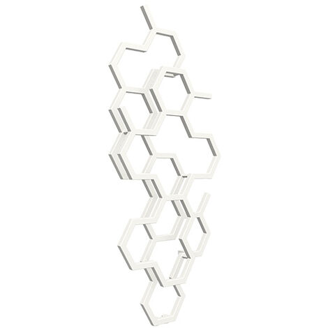 Sèche-serviette eau chaude blanc de 502mm de haut et 1126mm de large - 317 Watt - HEX502/1126YPB (1/5)