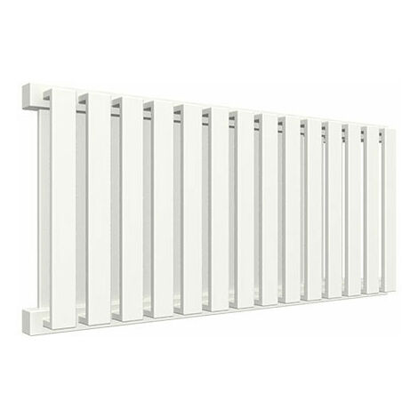Sèche-serviette eau chaude blanc de 530mm de haut et 1185mm de large - 949 Watt - NEM530/1185YPB (1/5)
