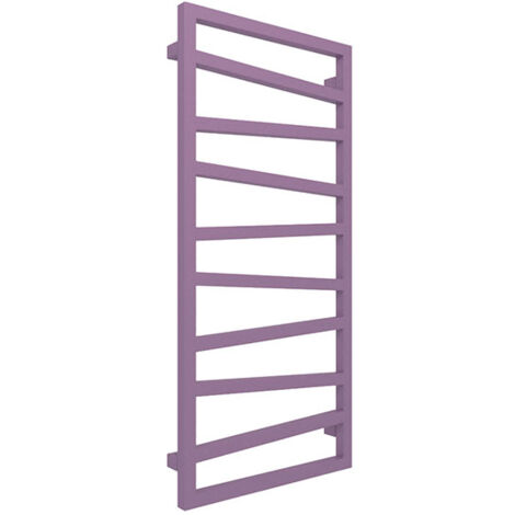 Sèche-serviette eau chaude violet de 600mm de haut / 500mm de large - 245 Watt - ZIG600/500ZX4001 (1/4)